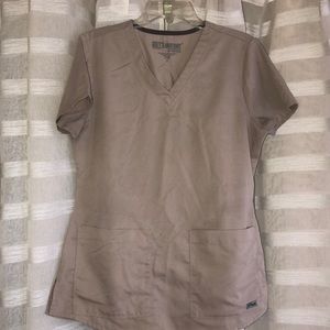 Grey’s Anatomy Khaki Colored Scrub Top